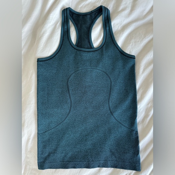 Lululemon Swiftly Tech tank top, size 6 color teal - Picture 1 of 5